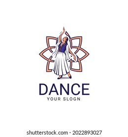 Dance national illustration logo branding