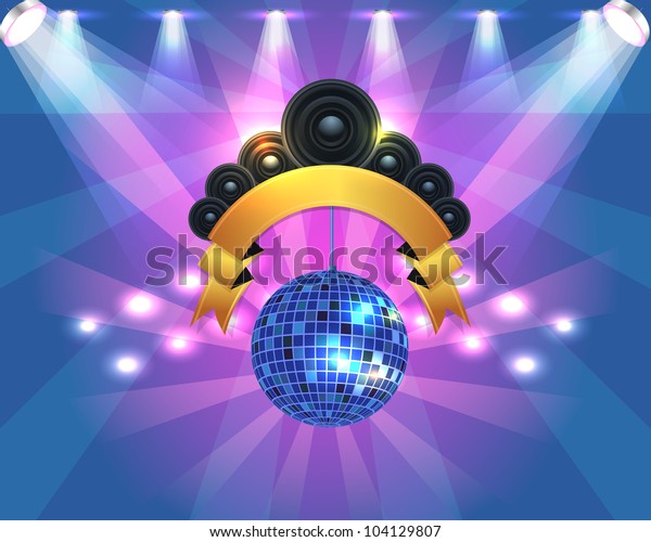 Dance Party Banner Background Flyer Templates Stock Vector (Royalty ...