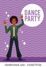 Dance party card