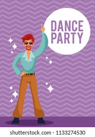 Dance party card