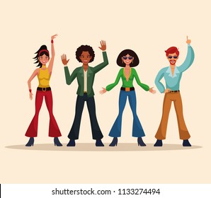 Dance party people