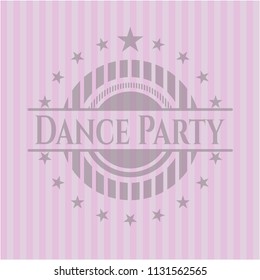Dance Party pink emblem
