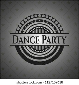 Dance Party realistic dark emblem