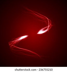 dance of red spirits.(vector abstract.
