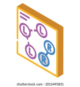 dance scheme isometric icon vector. dance scheme sign. isolated symbol illustration