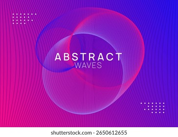 Dance Set. Discotheque Poster. Green Party Design. Night Club Trance Template. Festival Invite. Pink Sound Flyer. Electronic Disco Illustration. Violet Dance Set