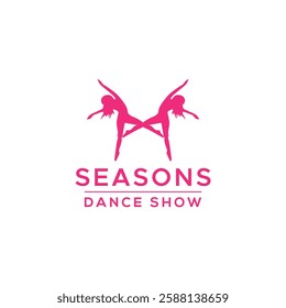 Dance Show Logo concept. Elegant Vector Design