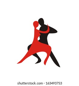 Dance sign vector illustration