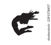 Dance silhouette pack of dancer silhouettes, chair dancer silhouette