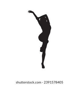 Dance silhouette pack of dancer silhouettes, chair dancer silhouette