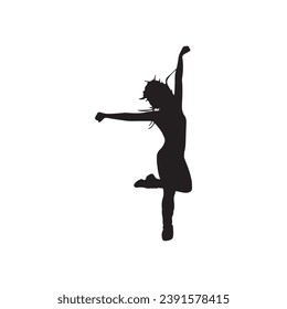 Dance silhouette pack of dancer silhouettes, chair dancer silhouette