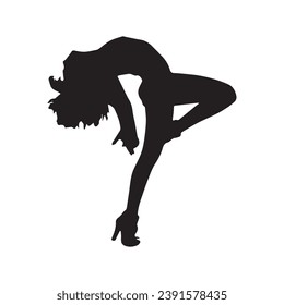 Dance silhouette pack of dancer silhouettes, chair dancer silhouette