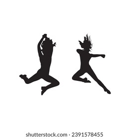 Dance silhouette pack of dancer silhouettes, chair dancer silhouette