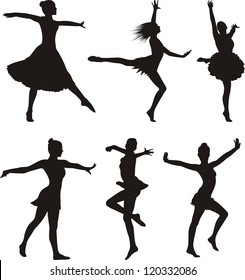 dance silhouette - woman