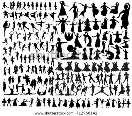 Dance silhouettes