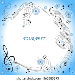 Dance of the snowflakes. Frame.
Composition to design covers, music books, book illustrations, concert programs, announcement of performances in magazines, Newspapers, websites.