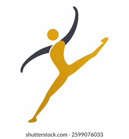 dance sport activity icon silhouette vector