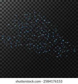 
dance of stars, flash, color, star with a tail