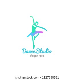 Dance Logo Designs Template Stock Vector (Royalty Free) 1090003094