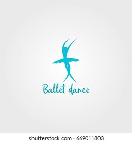 Dance Studio Logo Icon Template Design Vector Illustration
