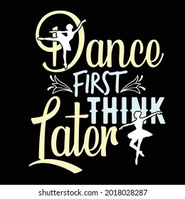 Dance svg  t shirt design for dance lover