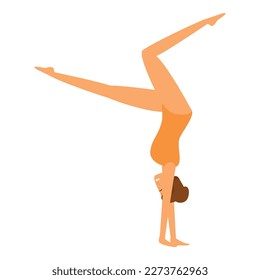 Dance team icon cartoon vector. Aerial hoop. Carnival team