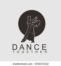 Dance Together Logo Design Vector