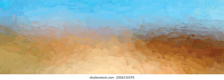 a dance of vector color that invites you to embrace the beauty of abstraction with warmth of the sun and the calm of the ocean in this captivating abstract piece