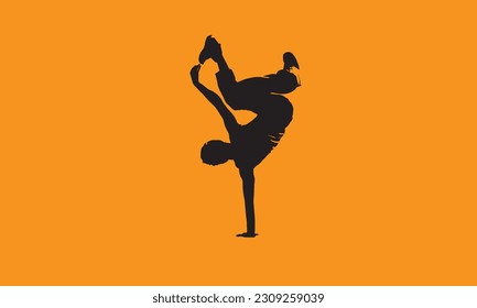 dance vector design in hip hop style, dance hip hop