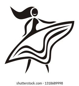 Dance. Vector illustration