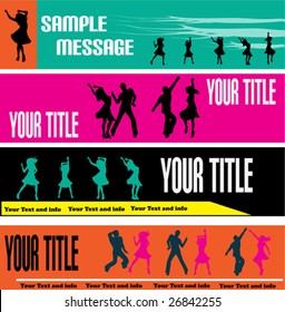 Dance Web Banner Templates