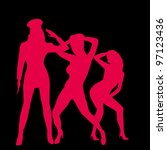 dance woman silhouette