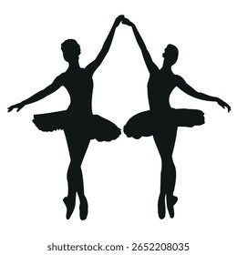  Dancer 11 Things You Didn't Know About the Life of a Ballet Dancer forward stock vector photo black and white eps ai illustrate silhouette graphic design background template
