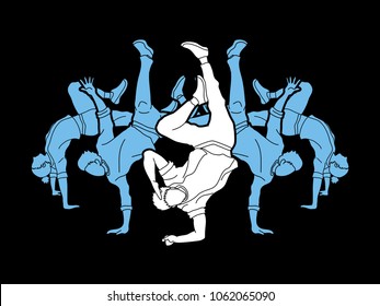 Dancer,  Dancing people, Group of people dancing action graphic vector.