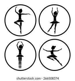 Dancer design over white background, vector illustration