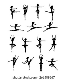 dancer design over white background, vector illustration