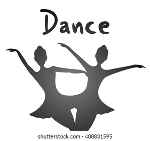 Dancer Girl Symbol Stock Vector (Royalty Free) 408831595 | Shutterstock