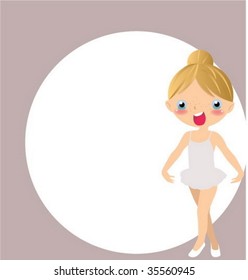 dancer girl,little girl at ballet lessons