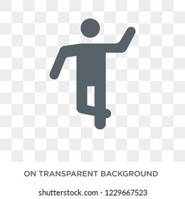 Dancer icon. Dancer design concept from Circus collection. Simple element vector illustration on transparent background.