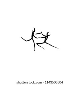 dancer icon. Element of dance icon for mobile concept and web apps. Thin line dancer icon can be used for web and mobile