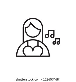 dancer icon vector