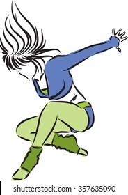 dancer illustration 