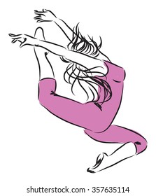 dancer illustration