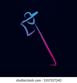 dancer nolan icon. Simple thin line, outline vector of Dance icons for ui and ux, website or mobile application