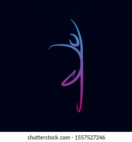 dancer nolan icon. Simple thin line, outline vector of Dance icons for ui and ux, website or mobile application