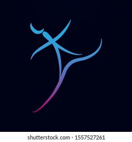 dancer nolan icon. Simple thin line, outline vector of Dance icons for ui and ux, website or mobile application