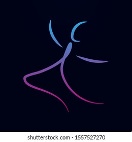 dancer nolan icon. Simple thin line, outline vector of Dance icons for ui and ux, website or mobile application