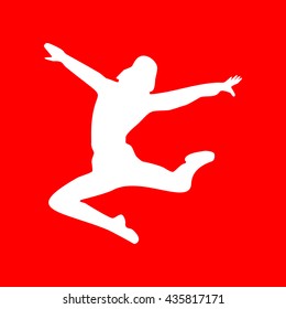Dancer sign illustration