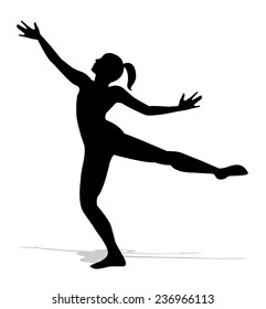 dancer silhouette