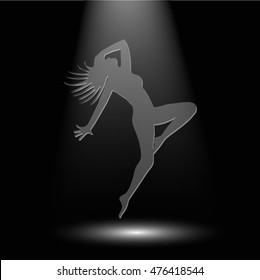 dancer silhouette